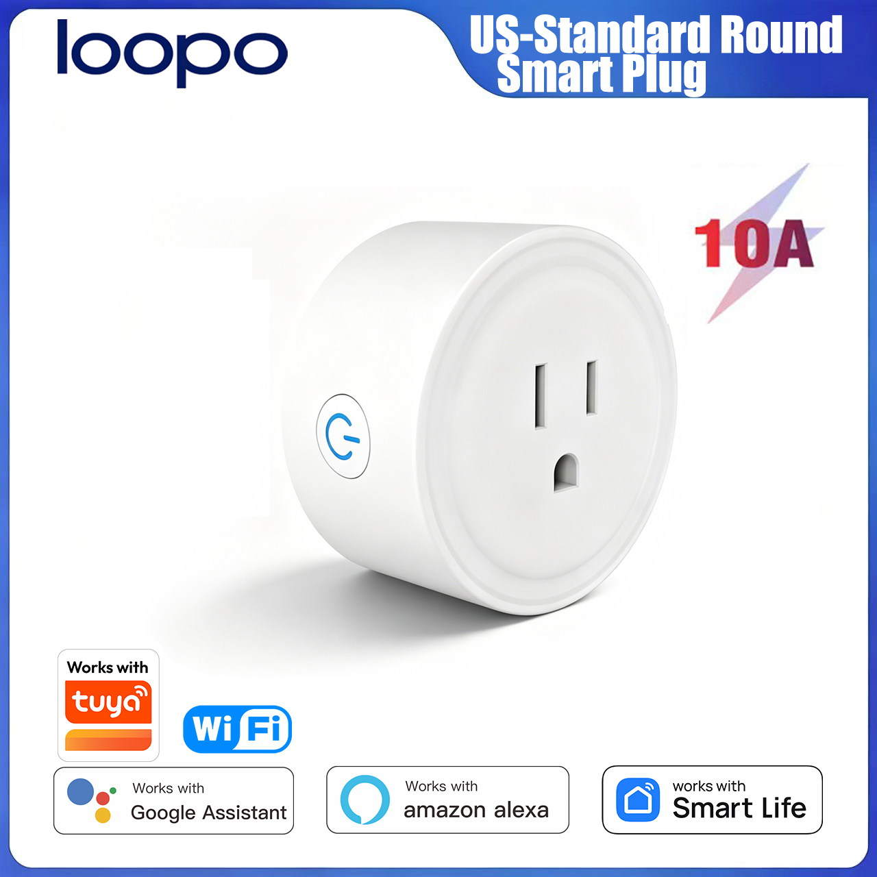 Smart Home Tools - Tuya WiFi US Round 10A Smart