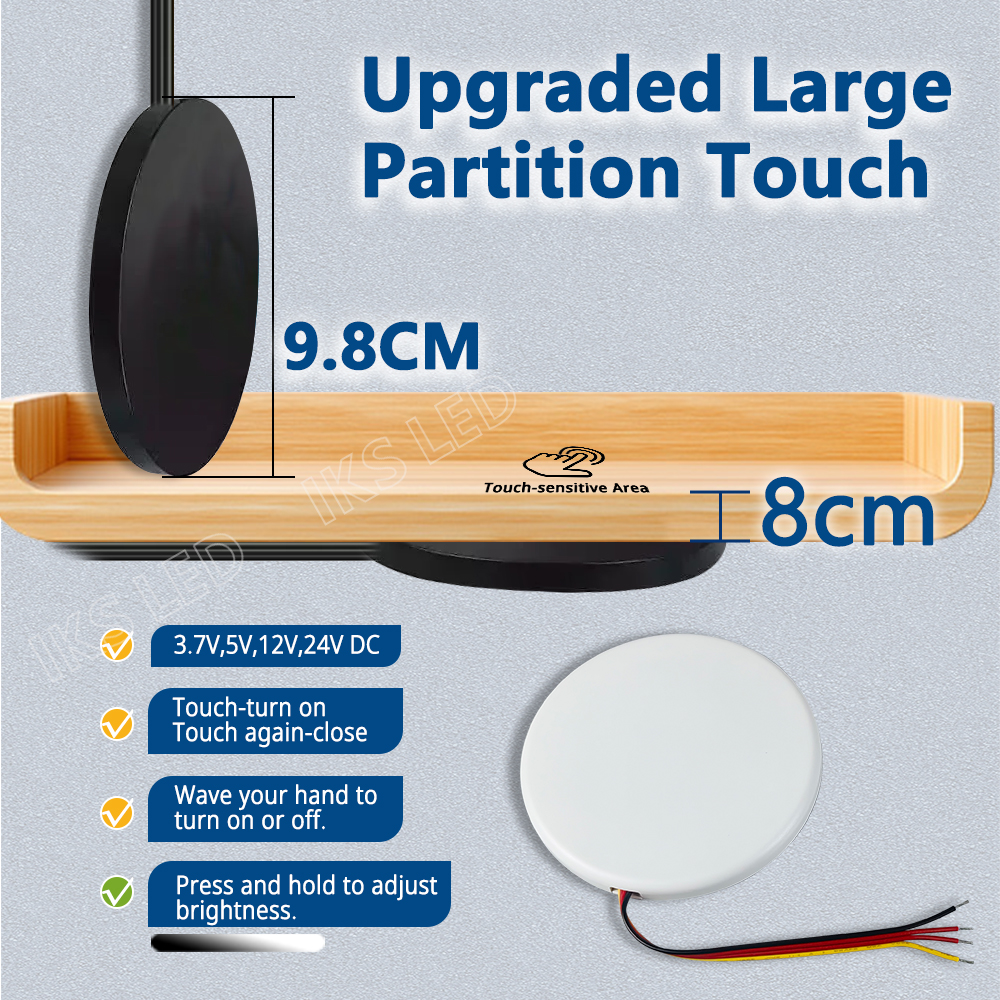 Smart Home Touchscreen Control Panel - 5V 12V 24V LED Dimmable Touch