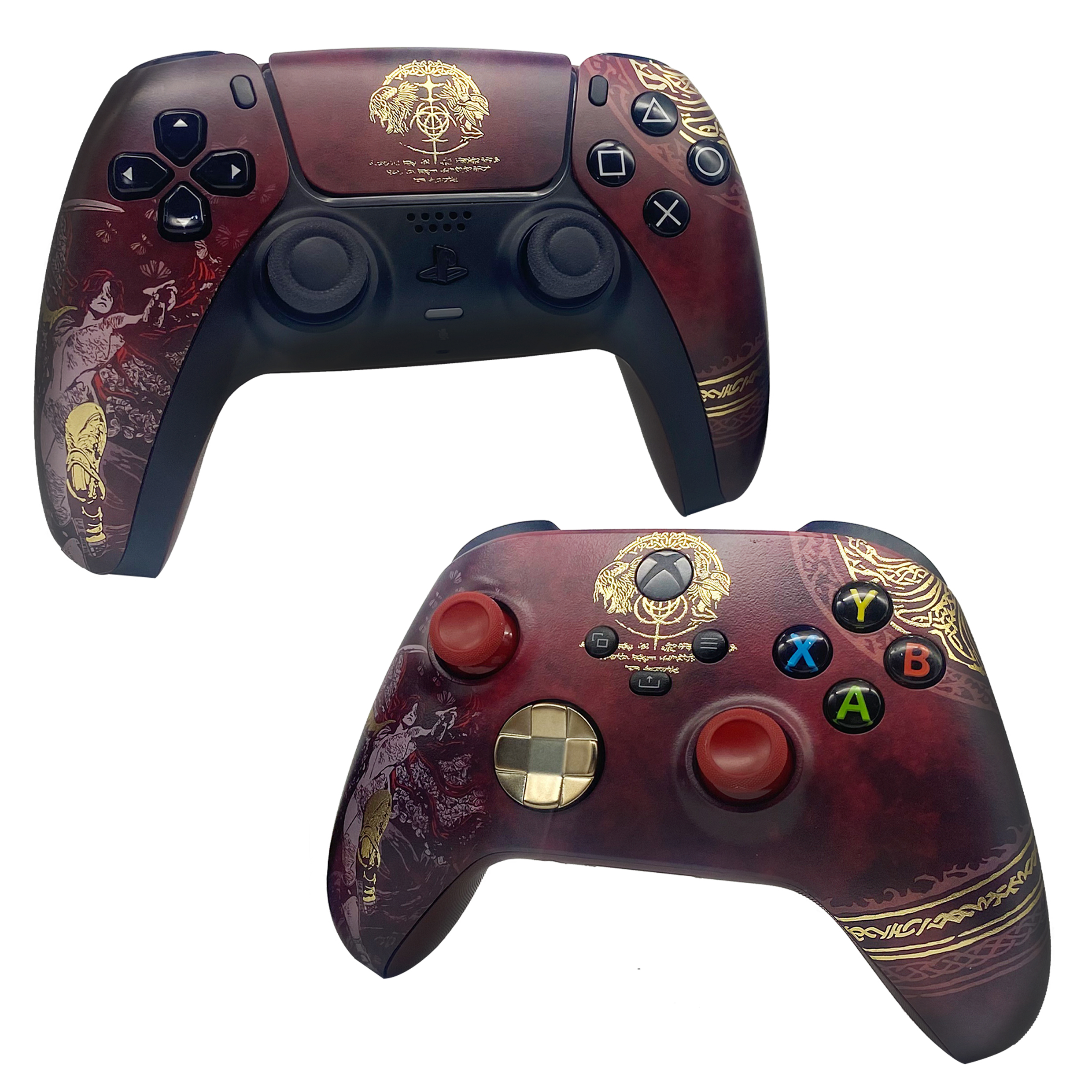 Smart Home Film - Gold stamping PS5 Controller Shell Faceplate
