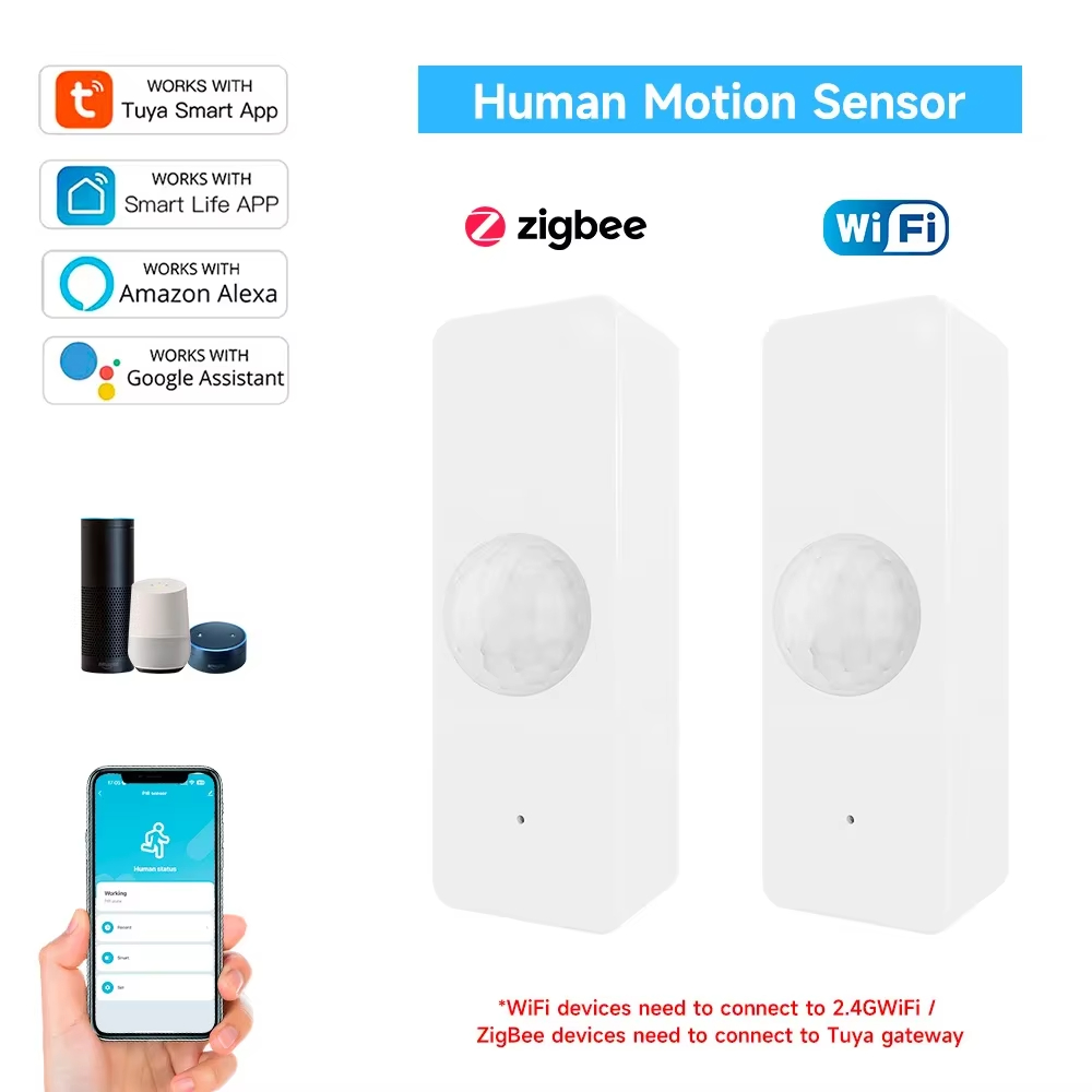 Smart Home Tools - Tuya WiFi Zigbee PIR Motion Sensor