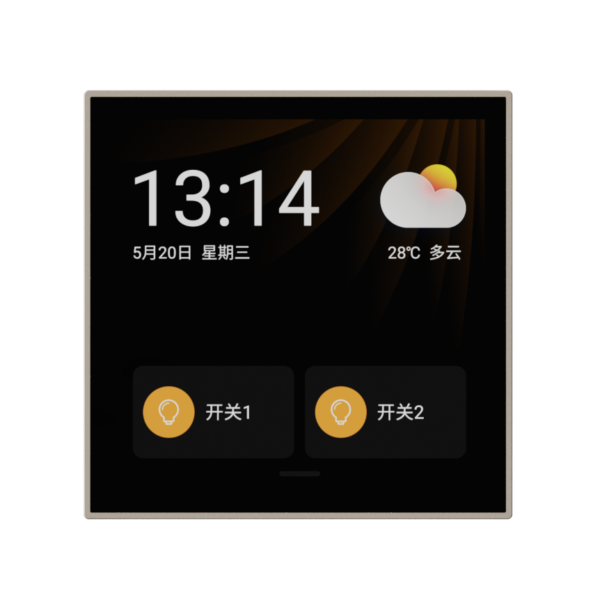 Smart Home Touchscreen Control Panel - LTECH BLE 5.0 SIG Mesh 4-inch