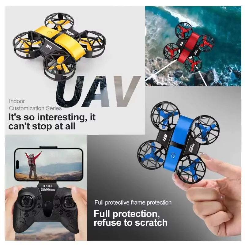 Smart Home Camera - D12 Mini Drone 4k Profession HD