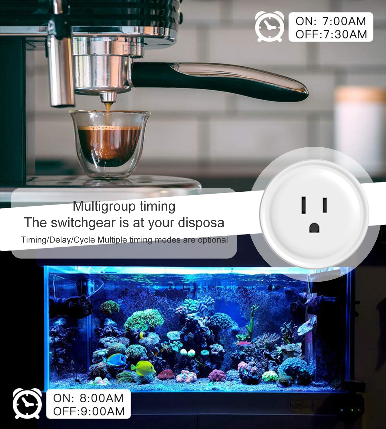 Tuya WiFi US Round 10A Smart P - مراجعة Smart Home Tools وسعره