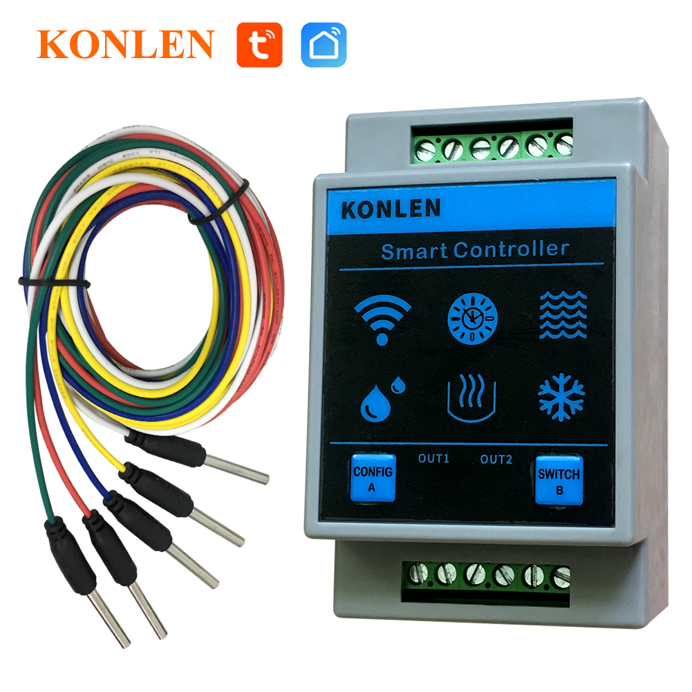 KONLEN Tuya Water Level Sensor - مراجعة Wifi Water Sensor وسعره