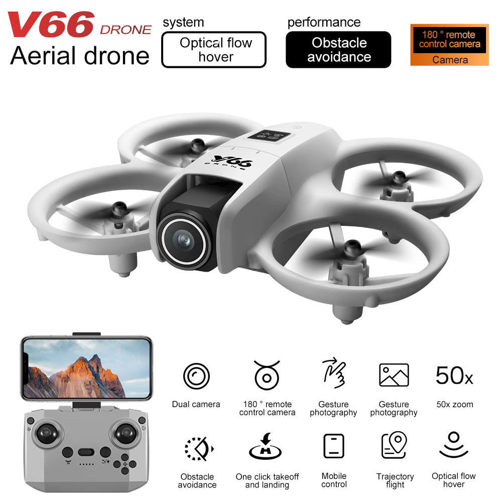 New V66 Mini Drone HD Camera 4 - مراجعة Smart Home Camera وسعره