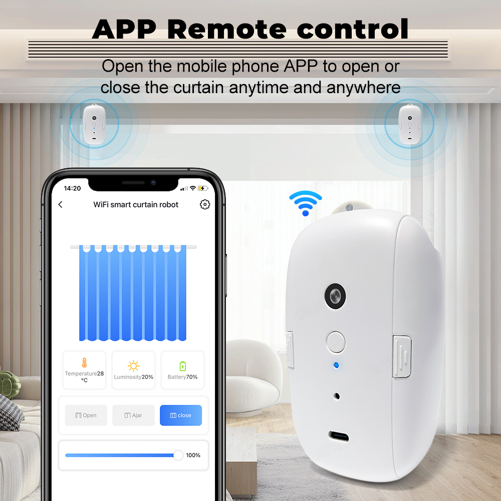 Tuya Smart Curtain Motor Bt Vo - مراجعة Curtain Motor وسعره