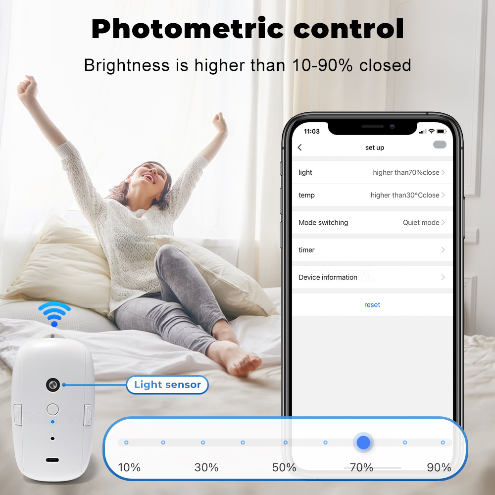 Tuya Smart Curtain Motor Bt Vo - مراجعة Curtain Motor وسعره