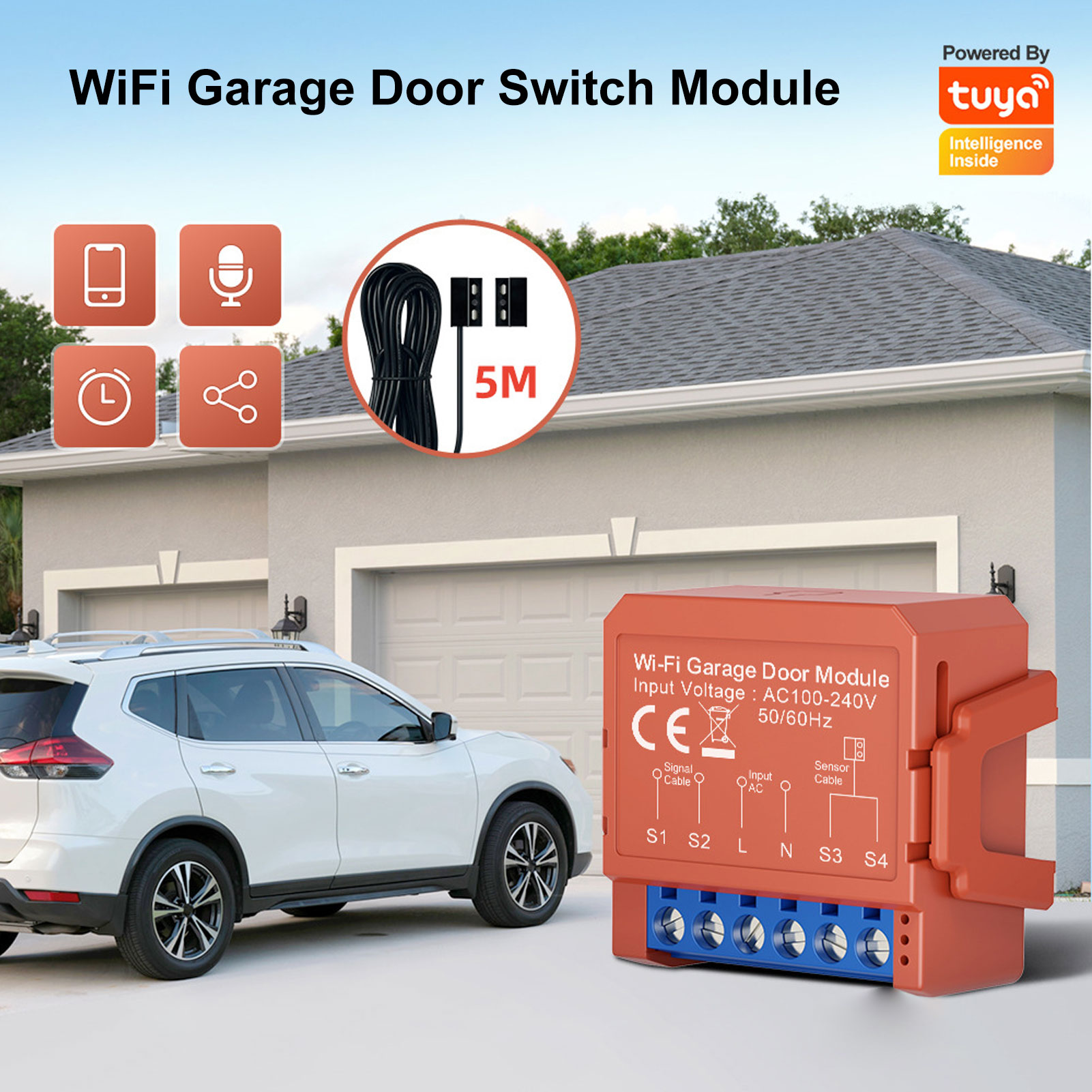 Tuya WiFi Smart Garage Door Sw - مراجعة Smart Home Login وسعره