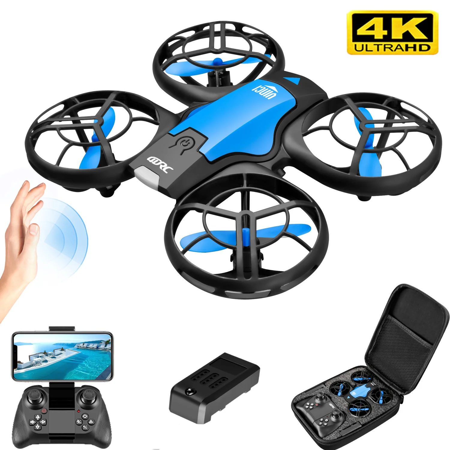 V8 New Mini Drone 4k professio - مراجعة Smart Home Camera وسعره