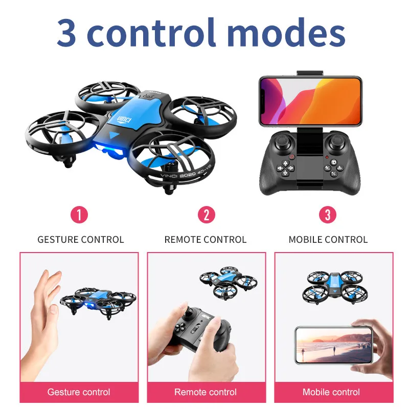 V8 New Mini Drone 4k professio - مراجعة Smart Home Camera وسعره