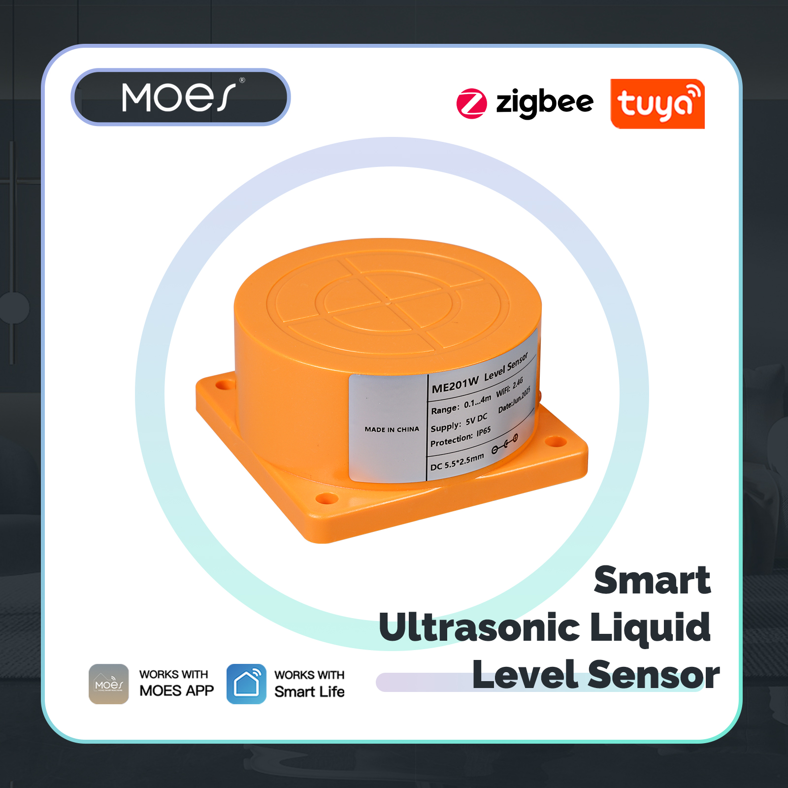 MOES Tuya WiFi/ZigBee Smart Wa - مراجعة Wifi Water Sensor وسعره
