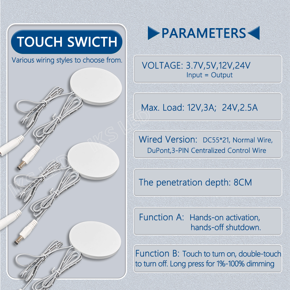 5V 12V 24V  LED Dimmable Touch - مراجعة Smart Home Touchscreen Control Panel وسعره