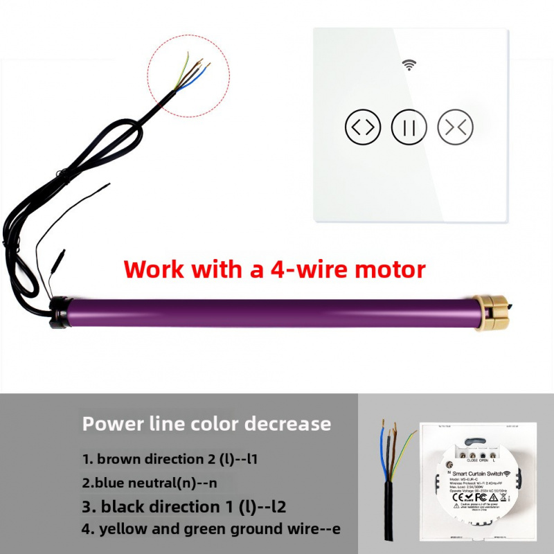WiFi Curtain Switch - Tuya App - مراجعة Curtain Motor وسعره
