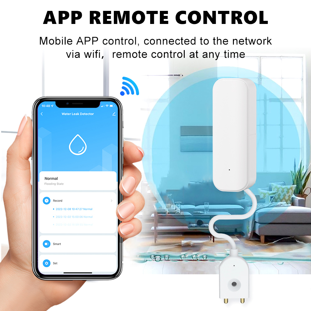 WiFi/Zigbee Water Sensor Tuya  - مراجعة Wifi Water Sensor وسعره