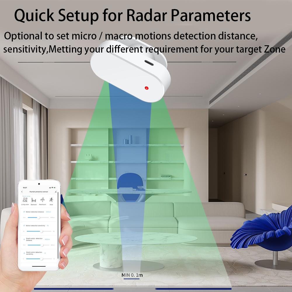 Zigbee Human Presence Detector - مراجعة Smart Home Tools وسعره