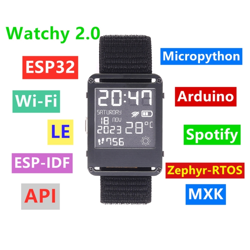 K0EA ESP32 Smartwatch Open Sou - مراجعة Smart Home Using Esp32 وسعره
