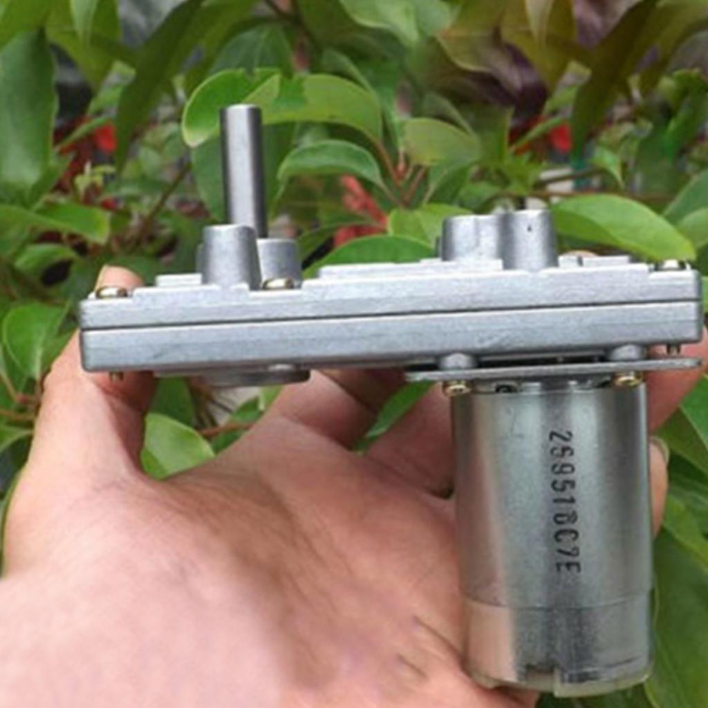 DC Gear Motor Metal Turbo Worm - مراجعة Curtain Motor وسعره