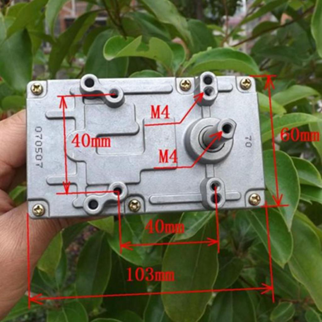 DC Gear Motor Metal Turbo Worm - مراجعة Curtain Motor وسعره
