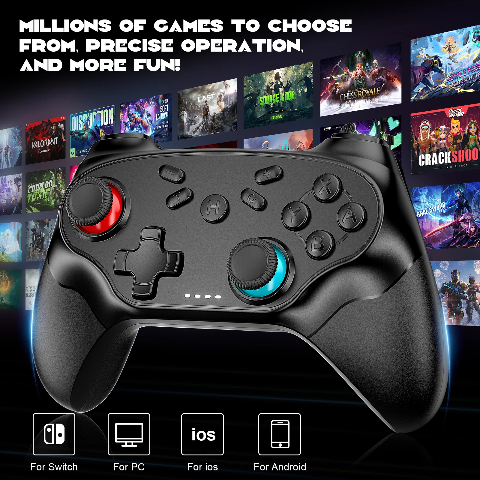 Gamepads For Switch/Ios/Androi - مراجعة Smart Home Film وسعره