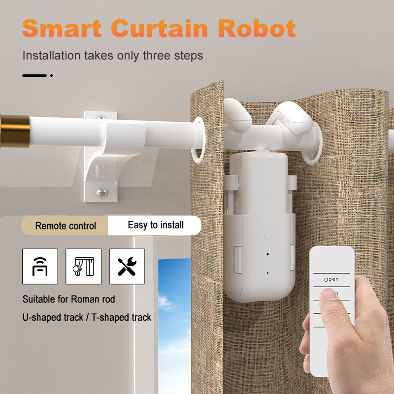 Smart Curtain Motor with Remot - مراجعة Curtain Motor وسعره