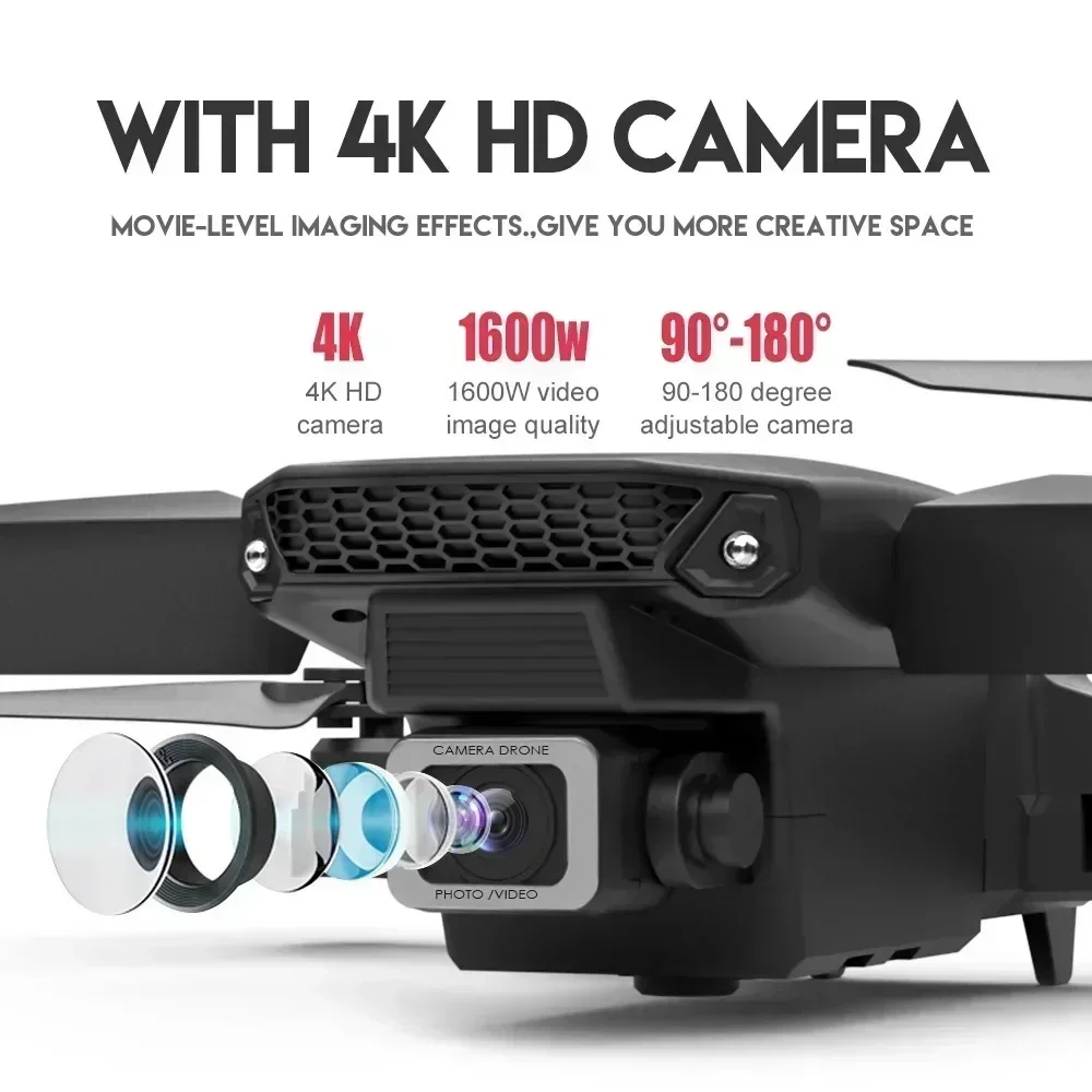 E88 Pro WIFI FPV Drone Wide An - مراجعة Smart Home Camera وسعره