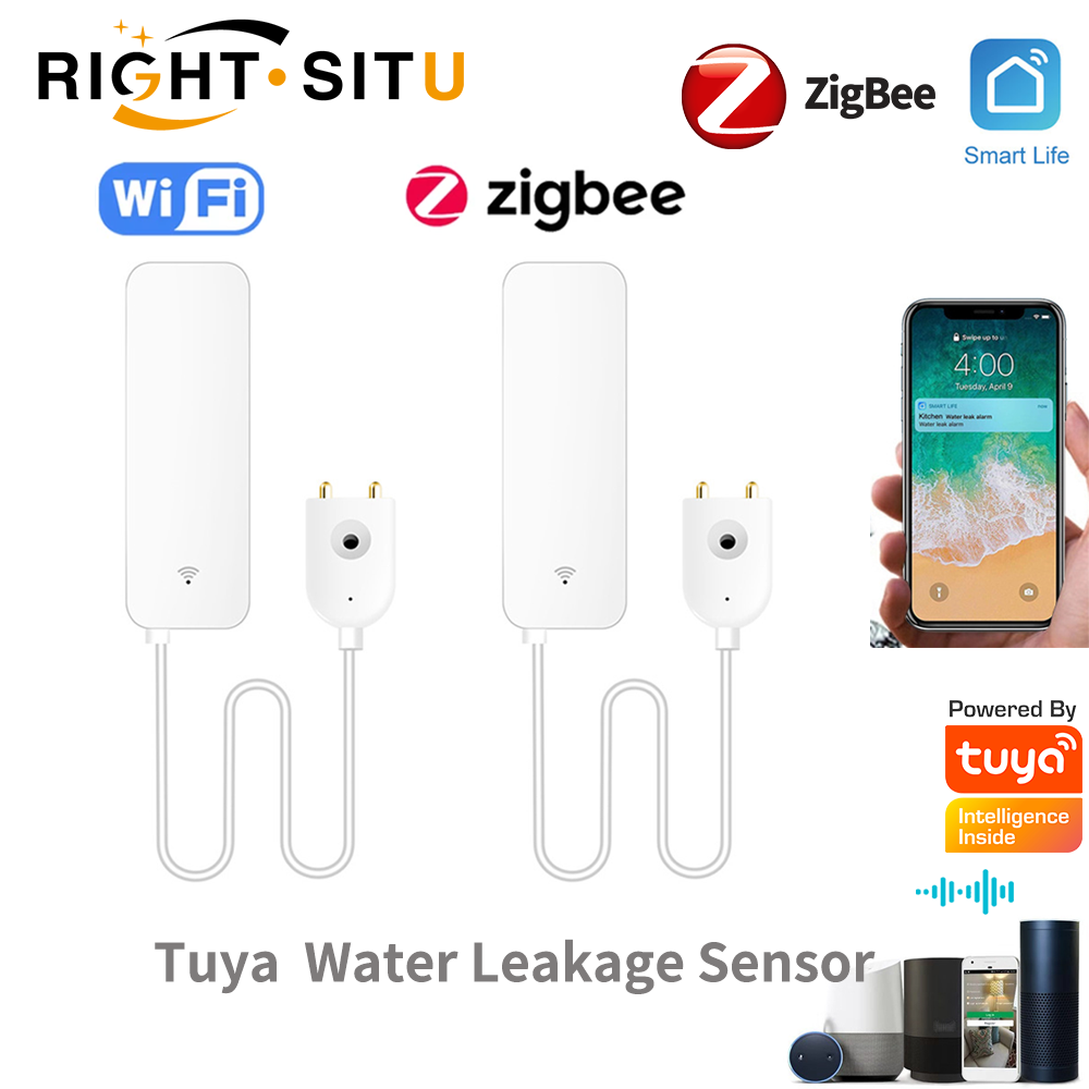 Tuya WiFi Water Leak Sensor, W - مراجعة Wifi Water Sensor وسعره