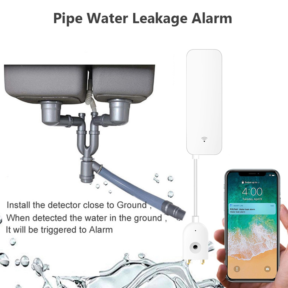 Tuya WiFi Water Leak Sensor, W - مراجعة Wifi Water Sensor وسعره
