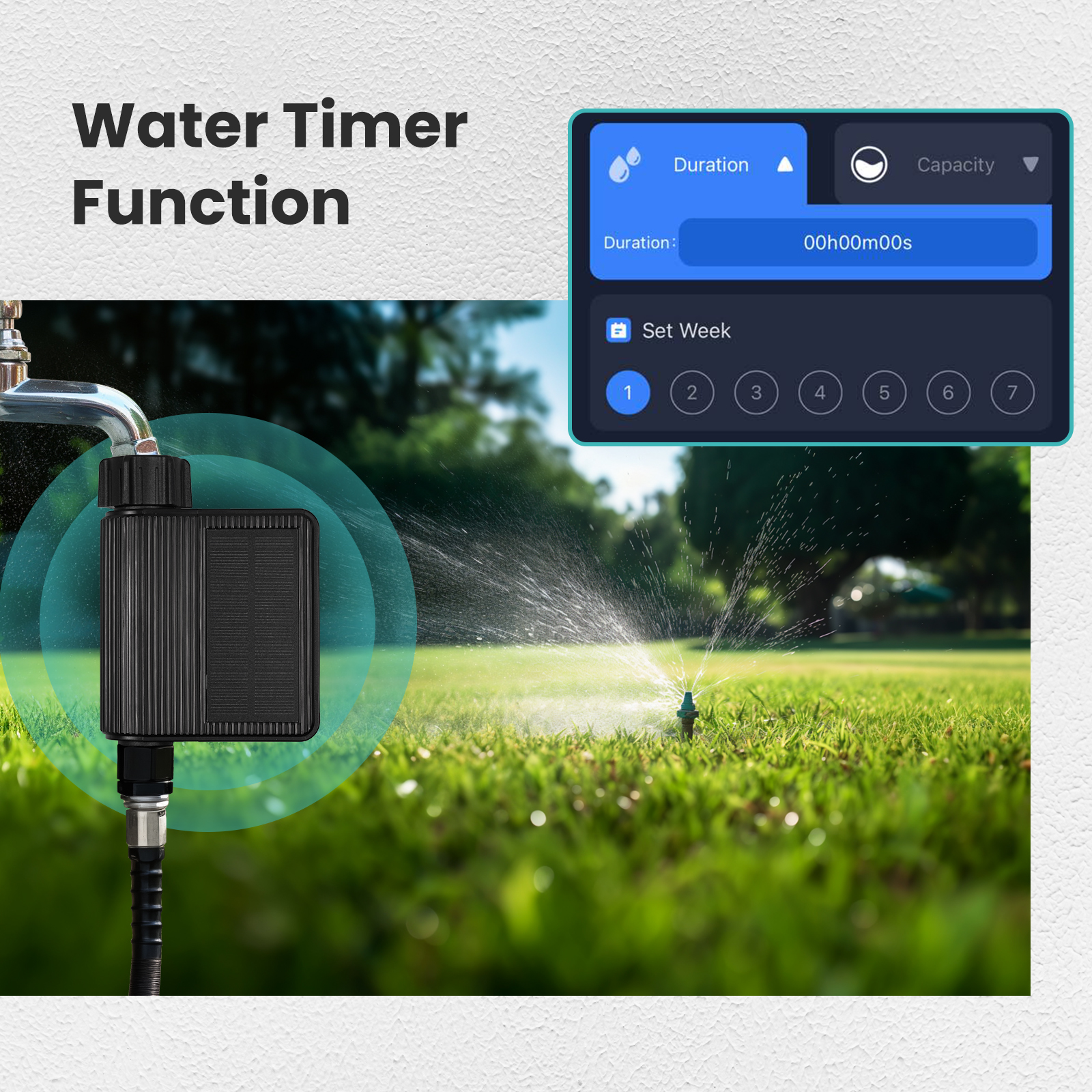 MOES Tuya US WiFi Solar Powere - مراجعة Wifi Water Sensor وسعره