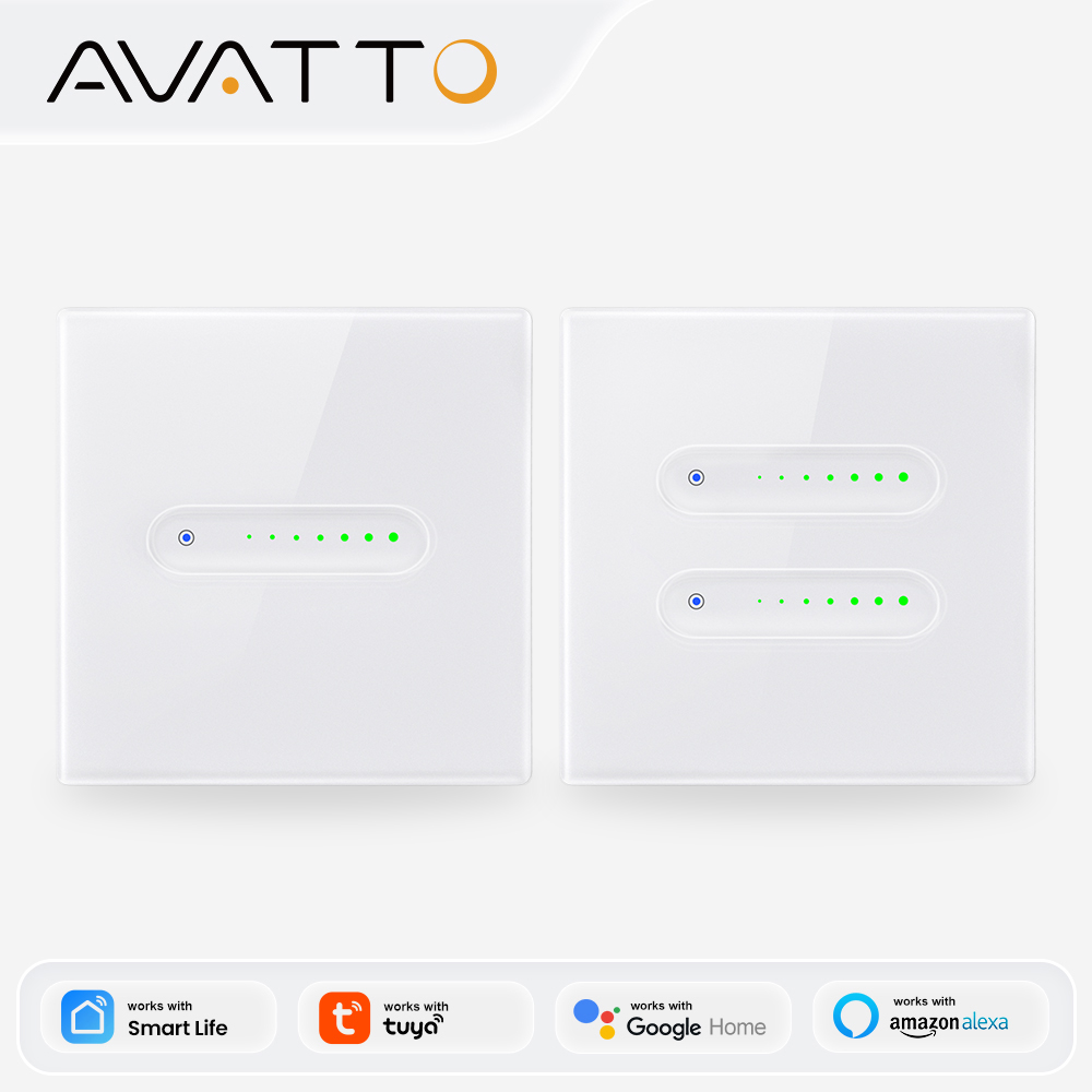 AVATTO WiFi 1/2 Gang Smart Dim - مراجعة Smart Home Touchscreen Control Panel وسعره