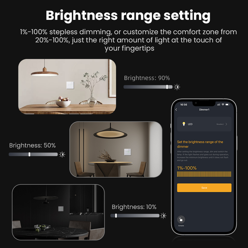 AVATTO WiFi 1/2 Gang Smart Dim - مراجعة Smart Home Touchscreen Control Panel وسعره