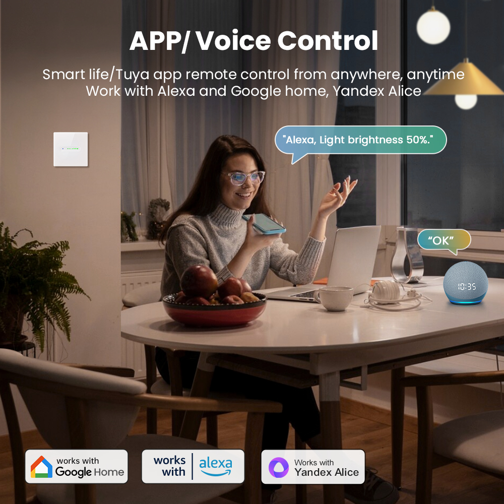 AVATTO WiFi 1/2 Gang Smart Dim - مراجعة Smart Home Touchscreen Control Panel وسعره