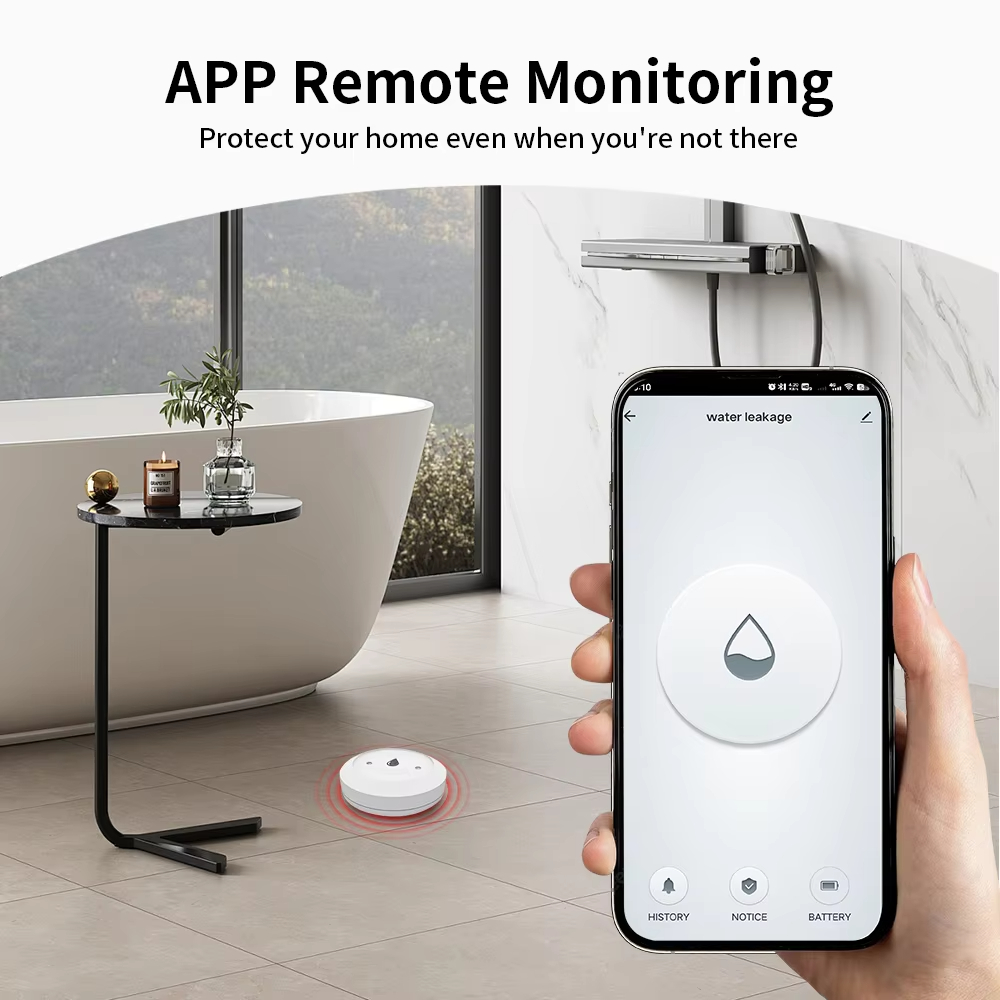 For Tuya Zigbee Smart Water Le - مراجعة Smart Home Tools وسعره