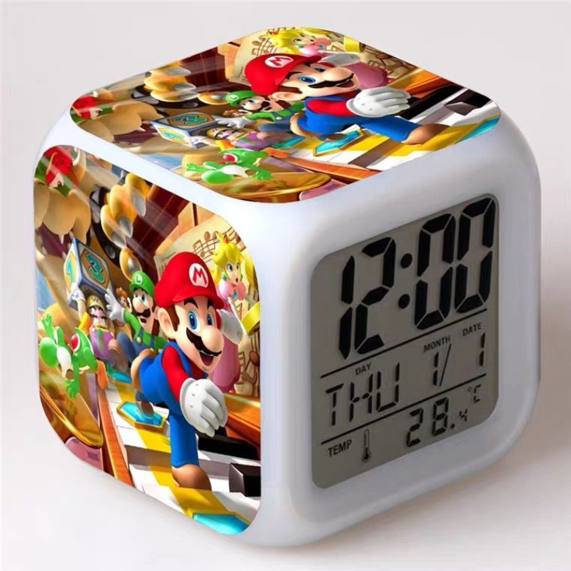 Super Mario Alarm Clock Cute C - مراجعة Smart Home Tools وسعره