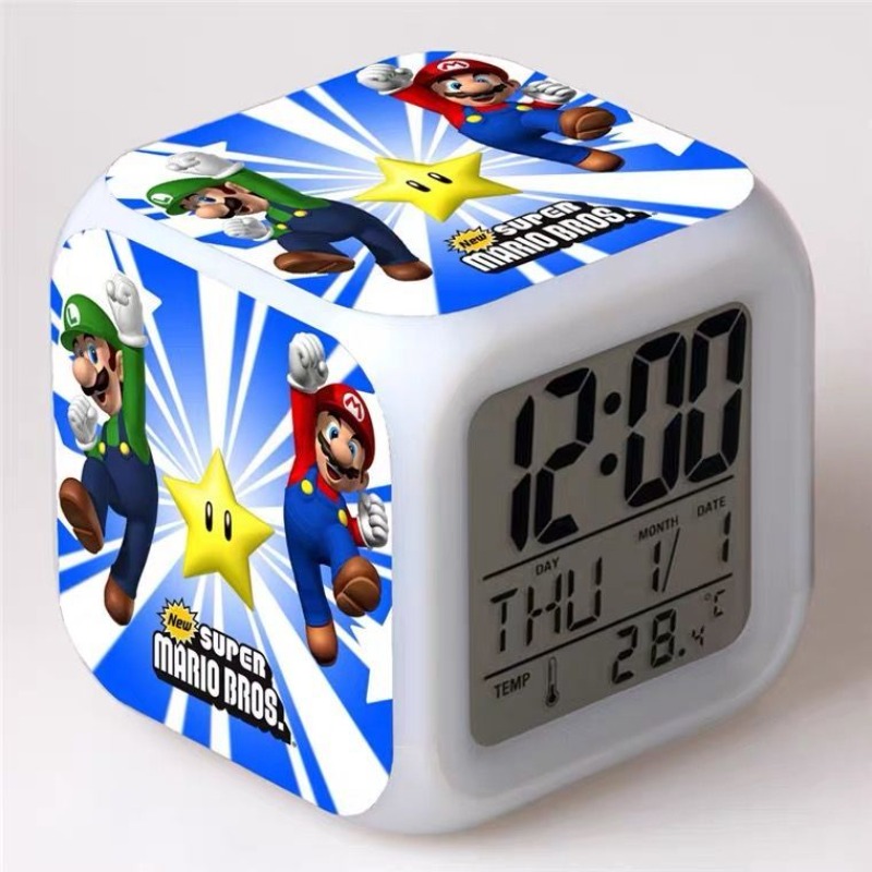 Super Mario Alarm Clock Cute C - مراجعة Smart Home Tools وسعره