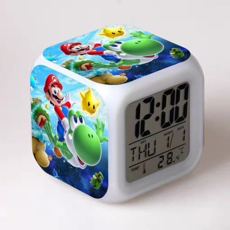 Super Mario Alarm Clock Cute C - مراجعة Smart Home Tools وسعره