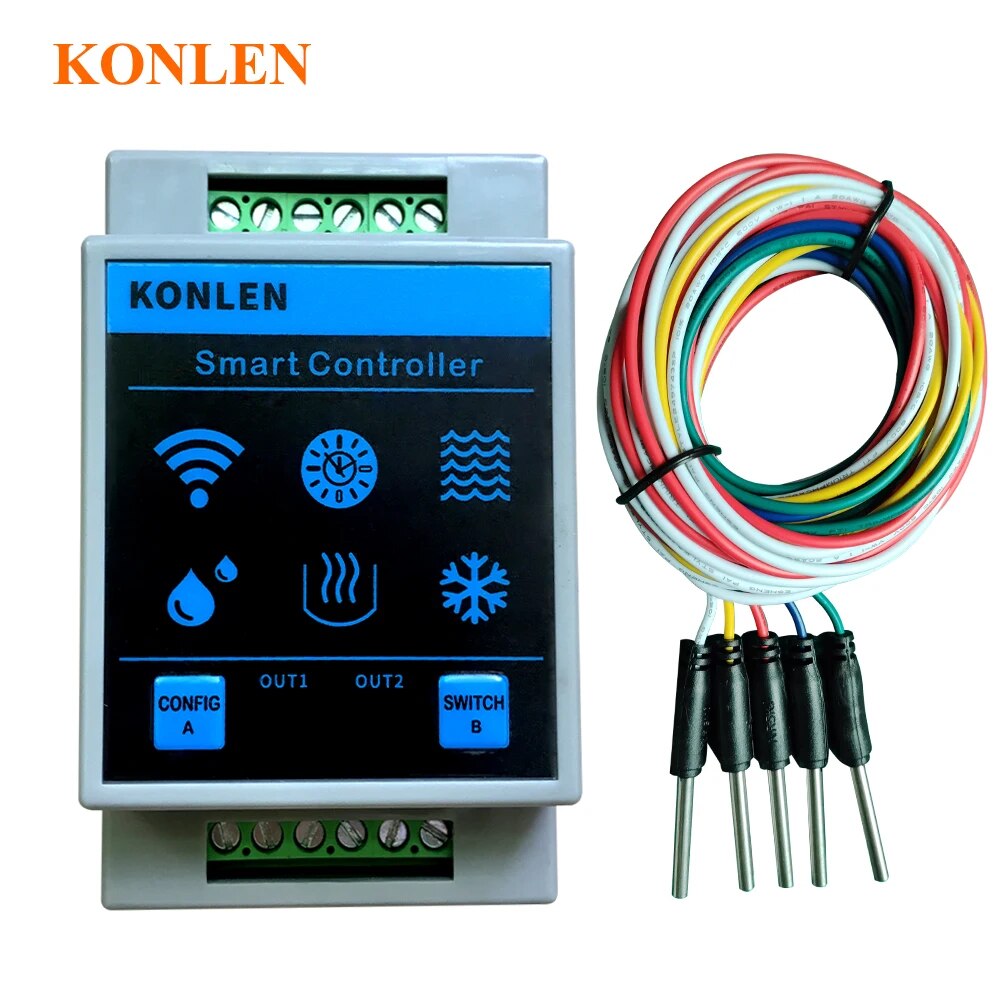 KONLEN Tuya Water Level Sensor - مراجعة Wifi Water Sensor وسعره
