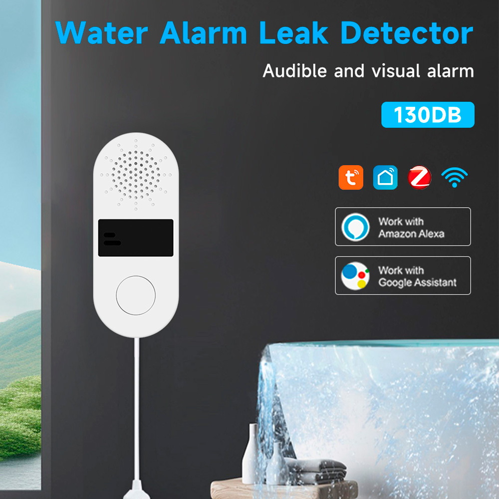 Tuya Wifi Water Leak Detector  - مراجعة Wifi Water Sensor وسعره