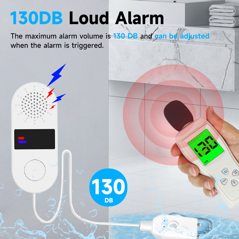Tuya Wifi Water Leak Detector  - مراجعة Wifi Water Sensor وسعره
