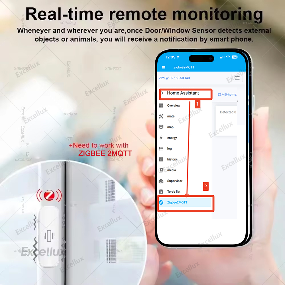 Zigbee Smart Vibration Sensor  - مراجعة Smart Home Tools وسعره