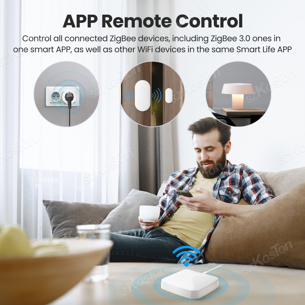 Tuya Smart Life APP Zigbee 3.0 - مراجعة Smart Home Hub Device وسعره