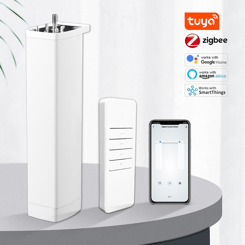 Smart Tuya Zigbee Electric Sma - مراجعة Curtain Motor وسعره