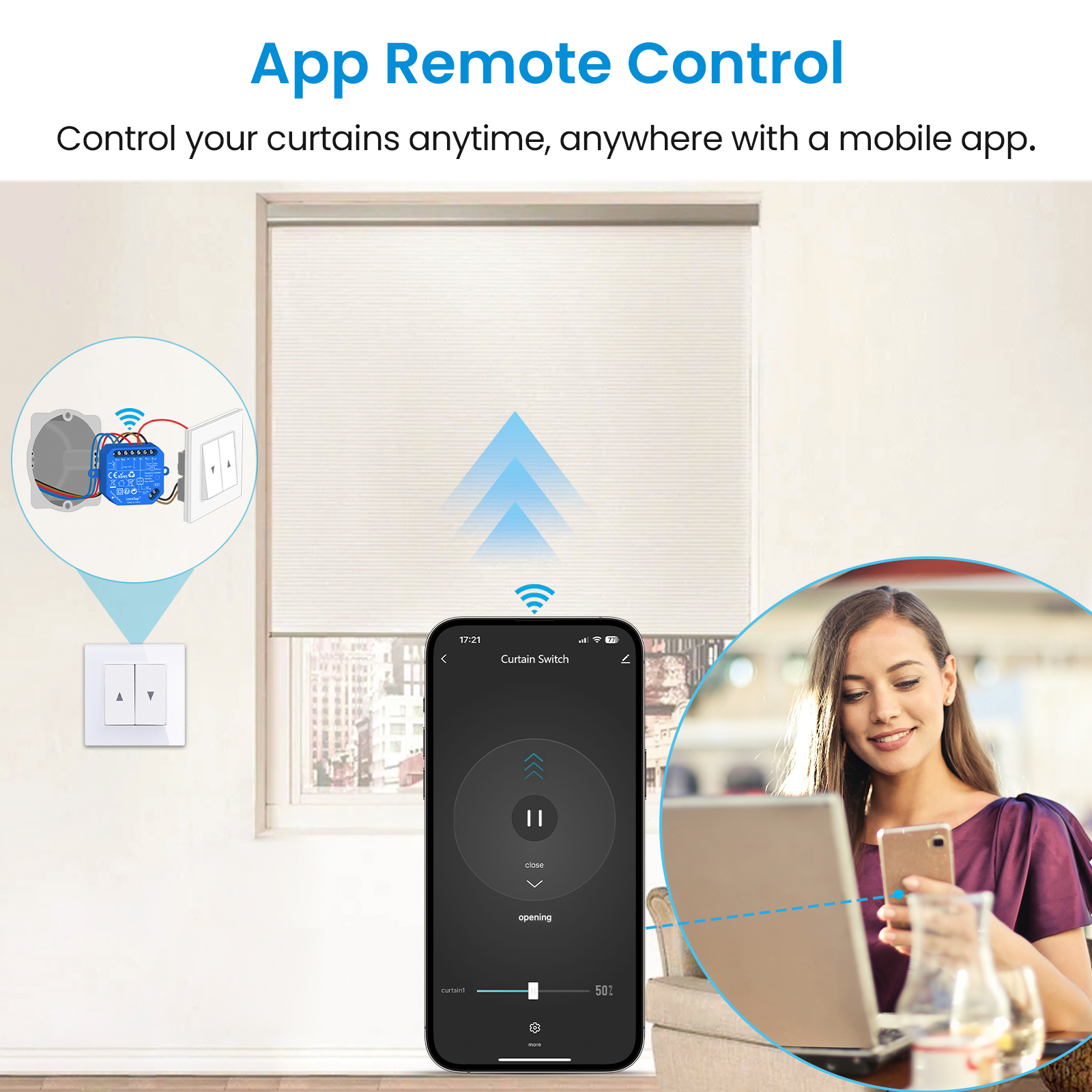LoraTap Tuya Smart Roller Shut - مراجعة Curtain Motor وسعره