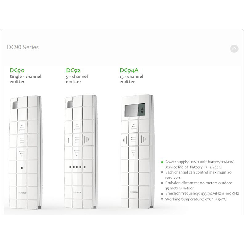 Original Dooya DC90 RF 433MHZ  - مراجعة Curtain Motor وسعره