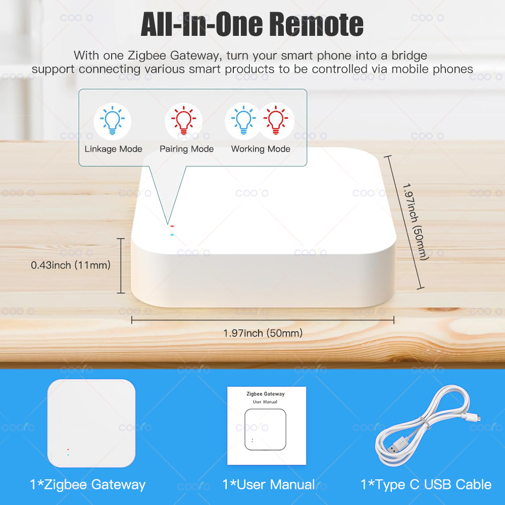 Zigbee 3.0 Gateway Hub Smart H - مراجعة Smart Home Hub Device وسعره