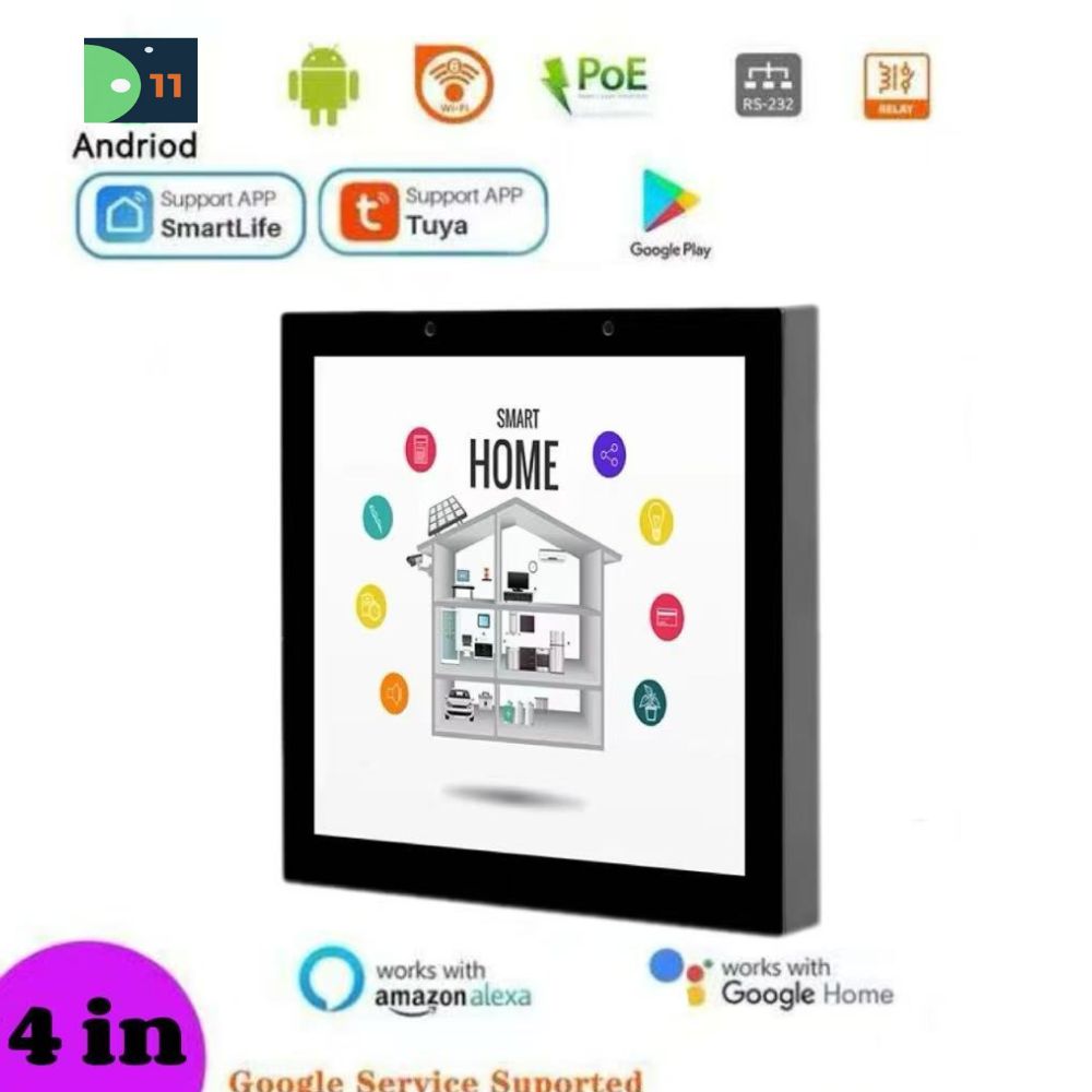 2025 New 4 Inch POE Tablet Con - مراجعة Smart Home Touchscreen Control Panel وسعره