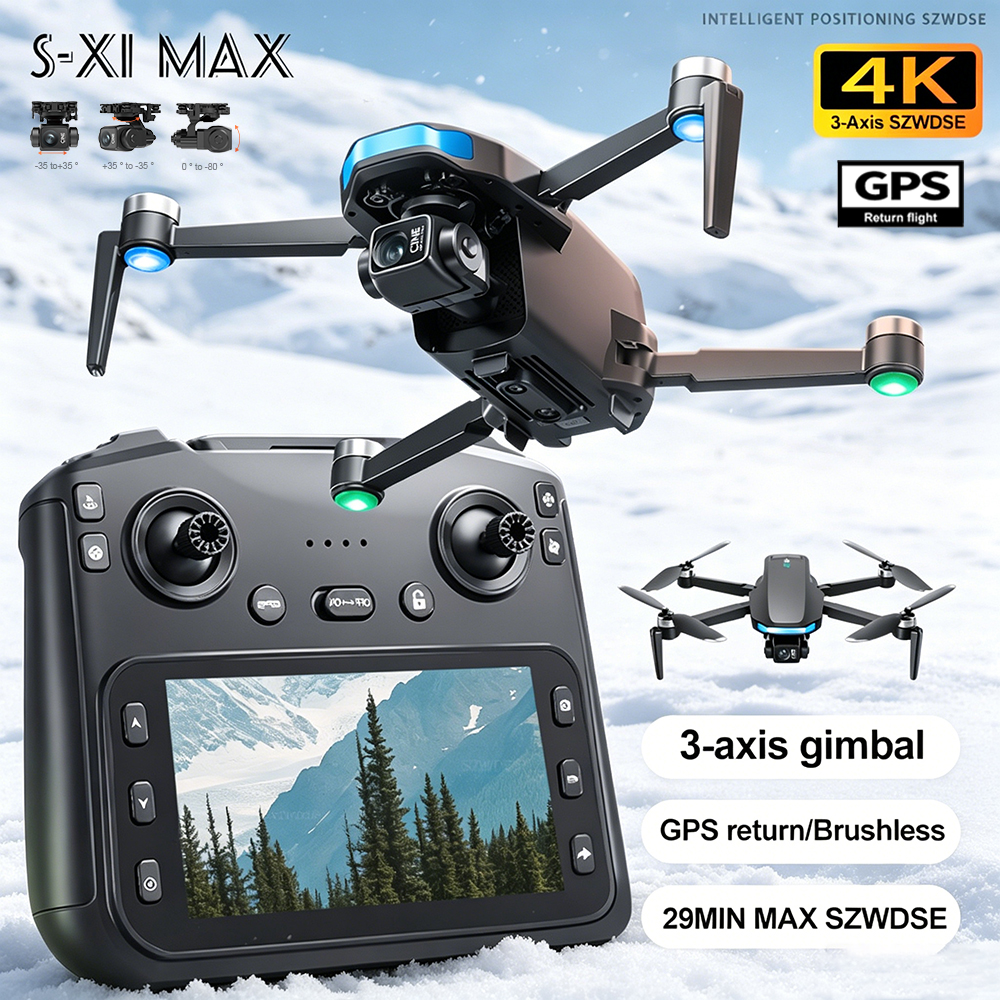 New S-X1 MAX Drone GPS 8K Prof - مراجعة Smart Home Camera وسعره
