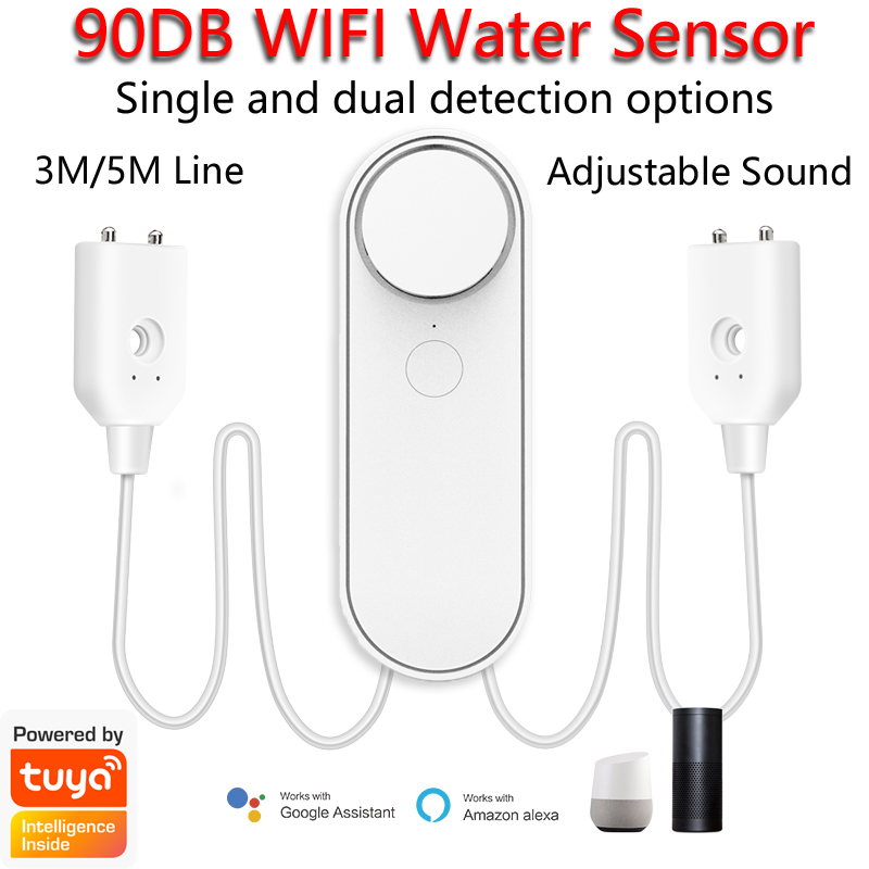 3M/5M WiFi Water Leak Detector - مراجعة Wifi Water Sensor وسعره