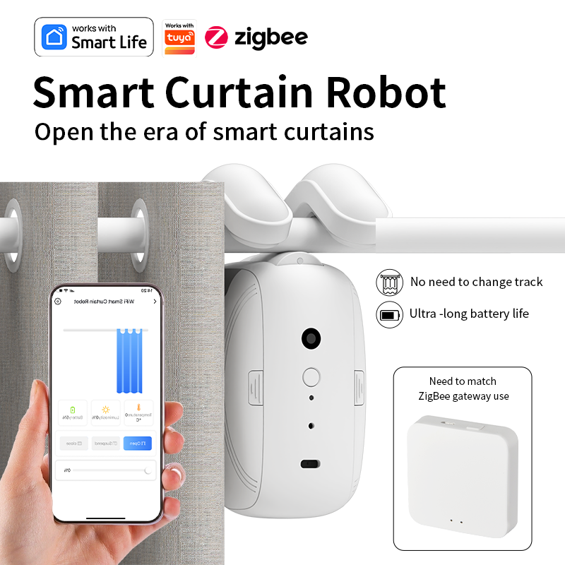 Zigbee Smart Curtain Driver Ro - مراجعة Curtain Motor وسعره