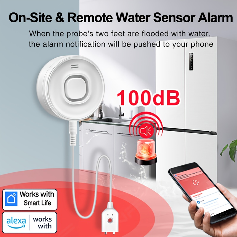 YNF Smart WiFi Water Leak Dete - مراجعة Smart Home Tools وسعره