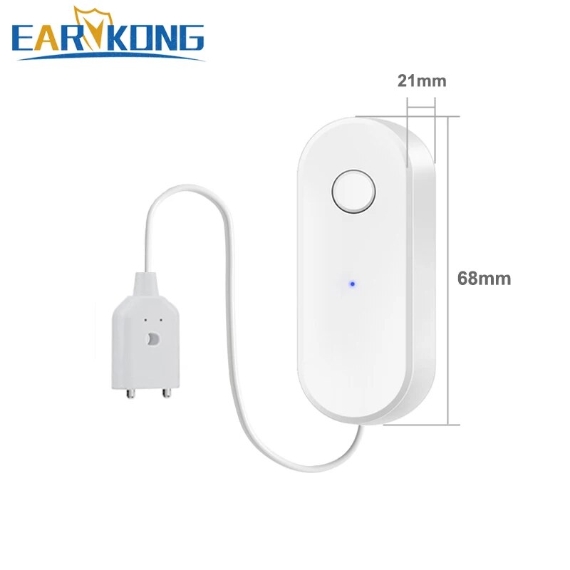 Tuya WiFi Smart Water Leak Sen - مراجعة Wifi Water Sensor وسعره